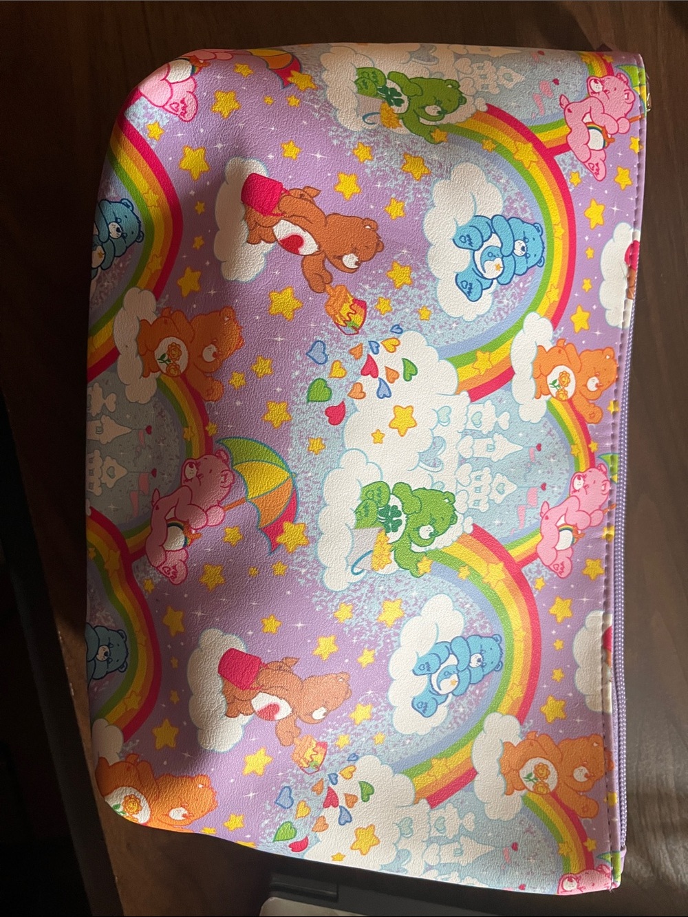 Care Bears Purple Rainbow Cosmetic Bag